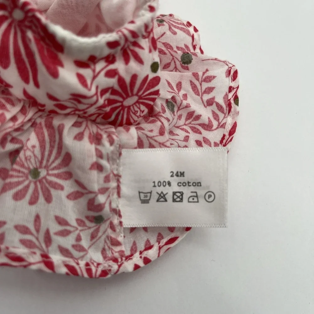 Lot 4 Boutique Baby Girl Bloomers Mixed Sizes Lison Paris Handmade Cotton New